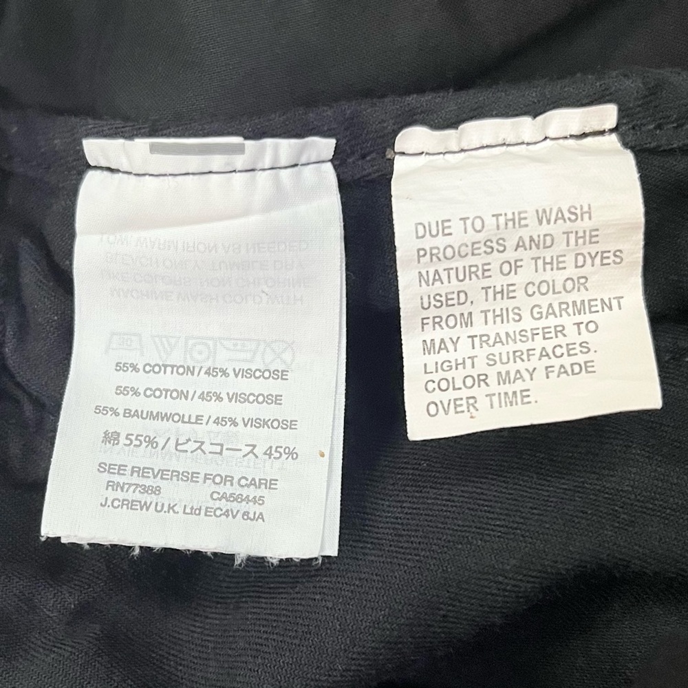 MADEWELL Solid Black Pull On Cotton Shorts Small - Picture 8 of 9